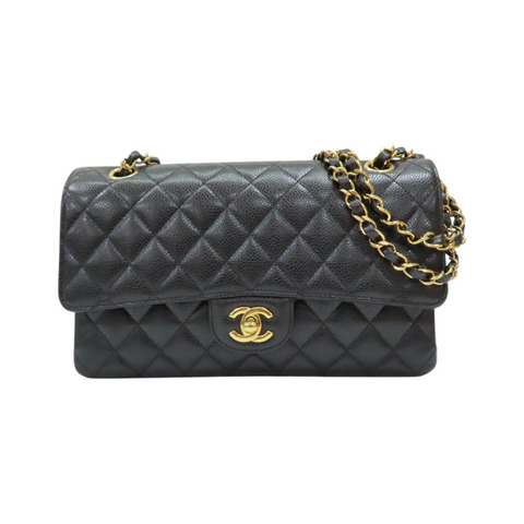 黑色 荔枝紋 牛皮 CoCo 25 肩背包【CHANEL 香奈兒】 A01112