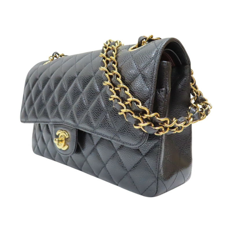 黑色 荔枝紋 牛皮 CoCo 25 肩背包【CHANEL 香奈兒】 A01112-2