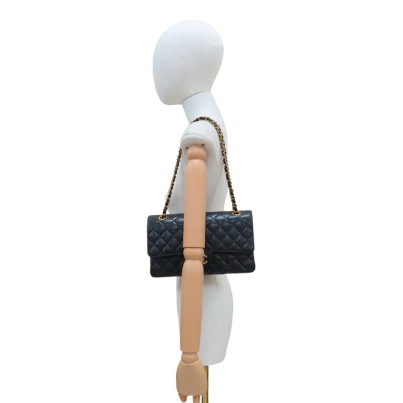 黑色 荔枝紋 牛皮 CoCo 25 肩背包【CHANEL 香奈兒】 A01112-9