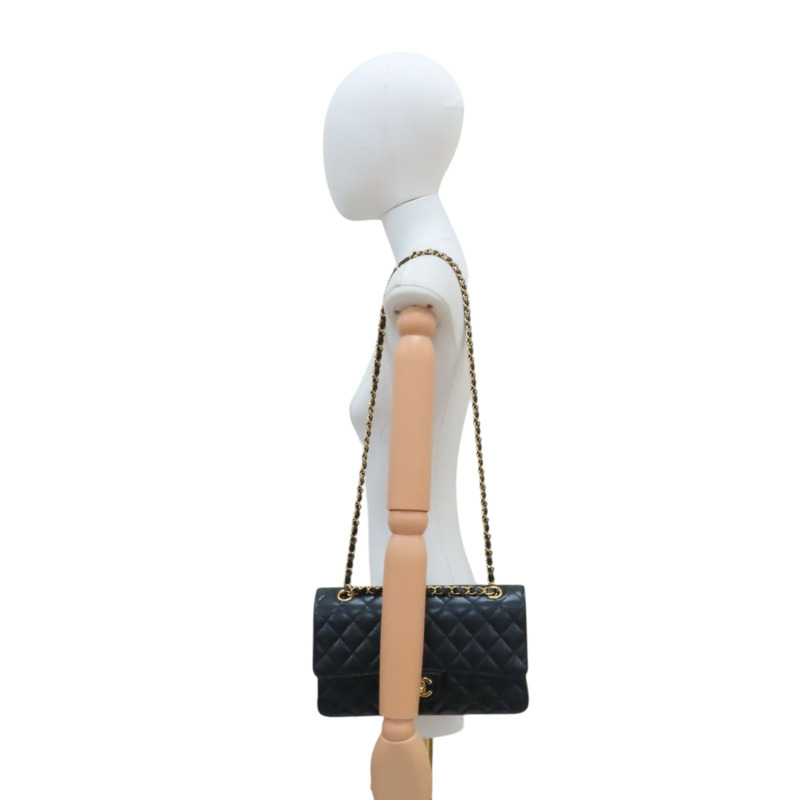 黑色 荔枝紋 牛皮 CoCo 25 肩背包【CHANEL 香奈兒】 A01112-10