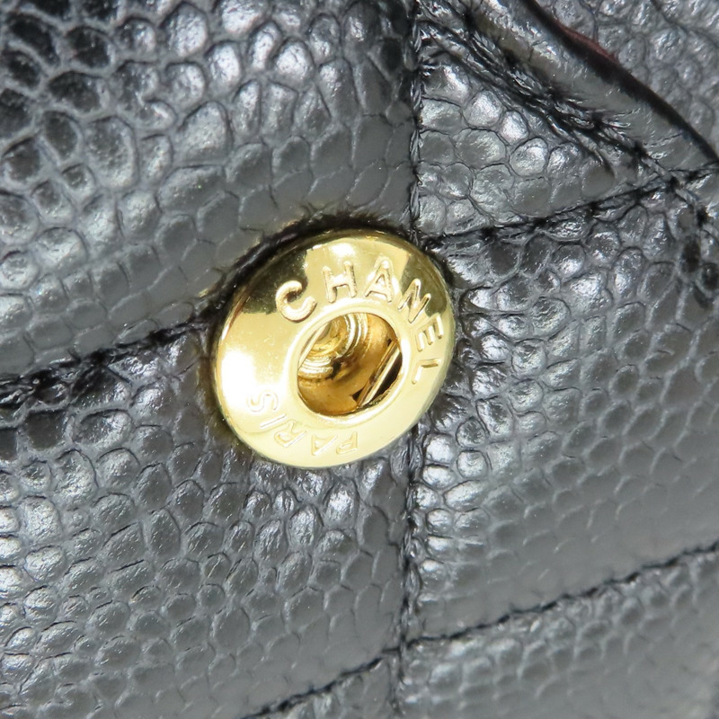 黑色 荔枝紋 牛皮 CoCo 25 肩背包【CHANEL 香奈兒】 A01112-15