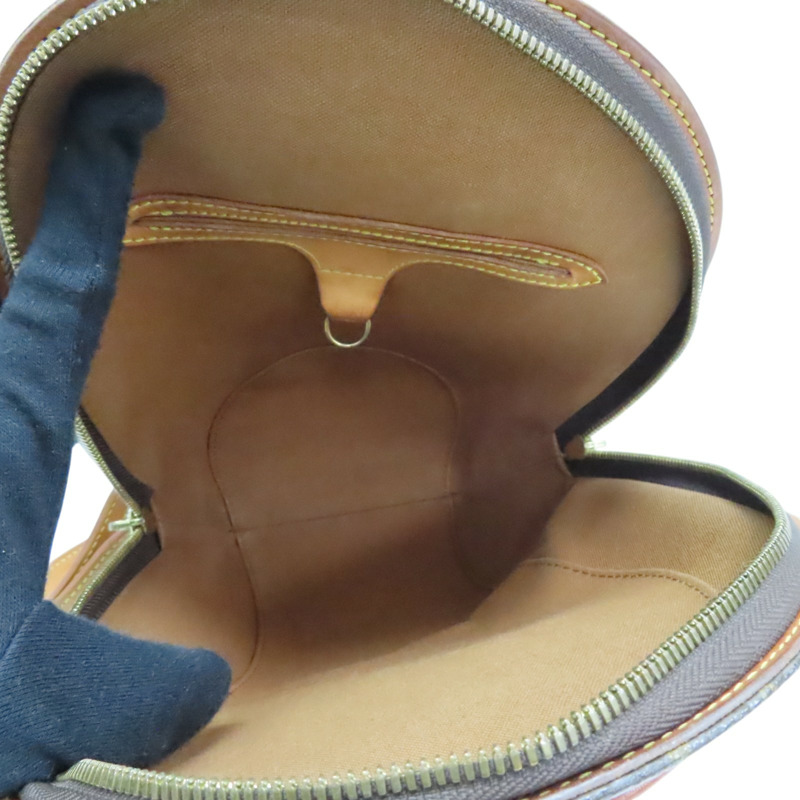 棕色 原花帆布 Ellipse Sac a Dos 後背包【LOUIS VUITTON LV 路易威登】 M51125-4