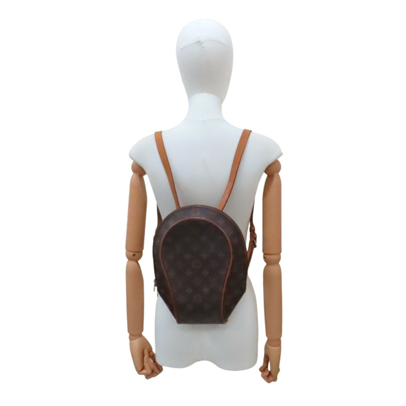 棕色 原花帆布 Ellipse Sac a Dos 後背包【LOUIS VUITTON LV 路易威登】 M51125-7
