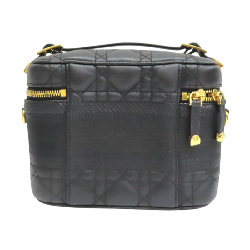 黑色 羊皮 Diortravel Vanity Case 肩背包【Dior 迪奧】 S5488UNTR-1