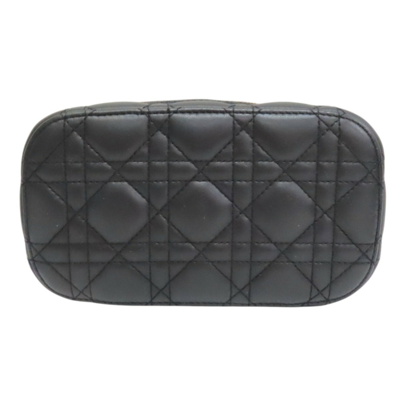 黑色 羊皮 Diortravel Vanity Case 肩背包【Dior 迪奧】 S5488UNTR-3