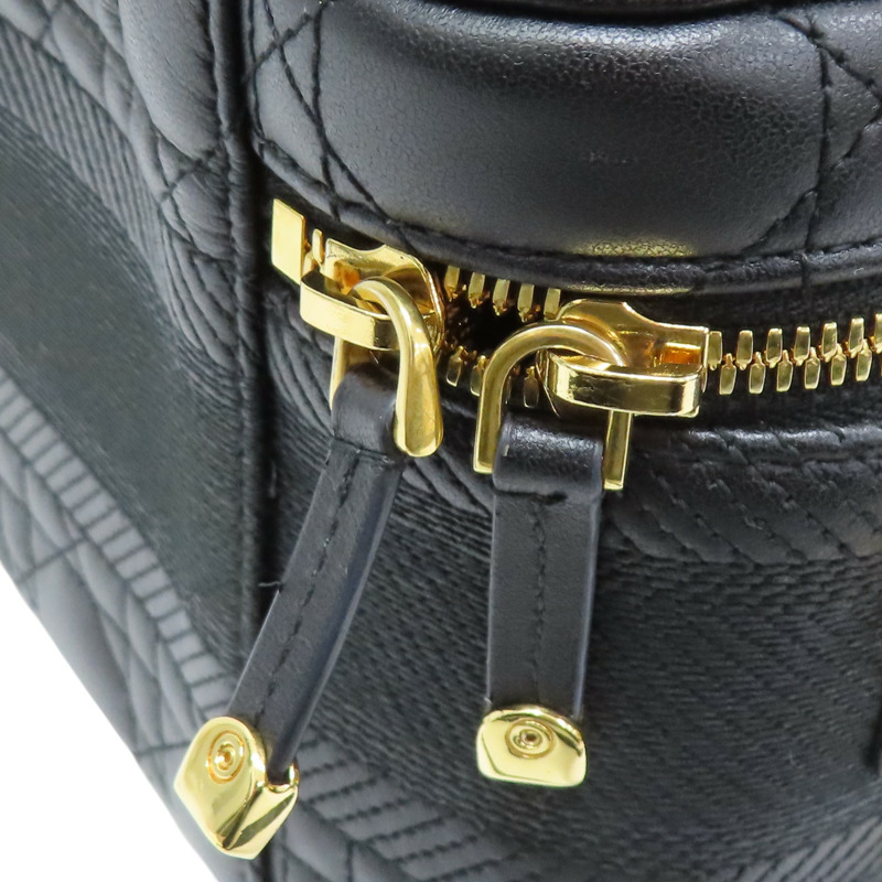 黑色 羊皮 Diortravel Vanity Case 肩背包【Dior 迪奧】 S5488UNTR-7