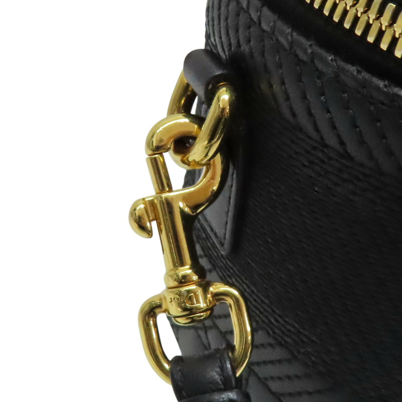 黑色 羊皮 Diortravel Vanity Case 肩背包【Dior 迪奧】 S5488UNTR-8