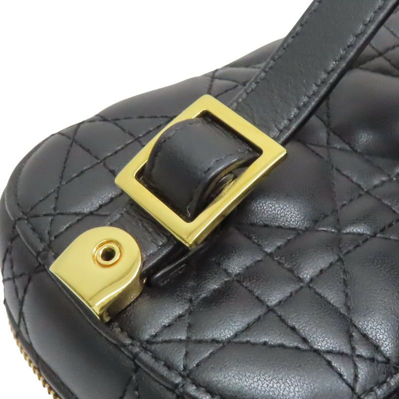 黑色 羊皮 Diortravel Vanity Case 肩背包【Dior 迪奧】 S5488UNTR-9