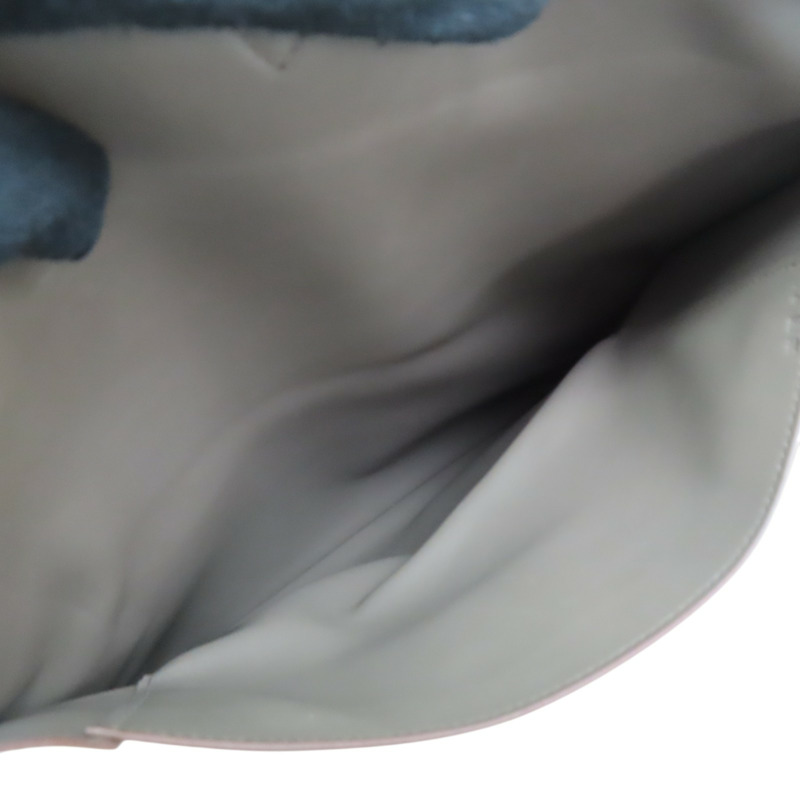 錫器灰 Evercolor牛皮 Pliplat 手拿包 □R刻【HERMES 愛馬仕】-4