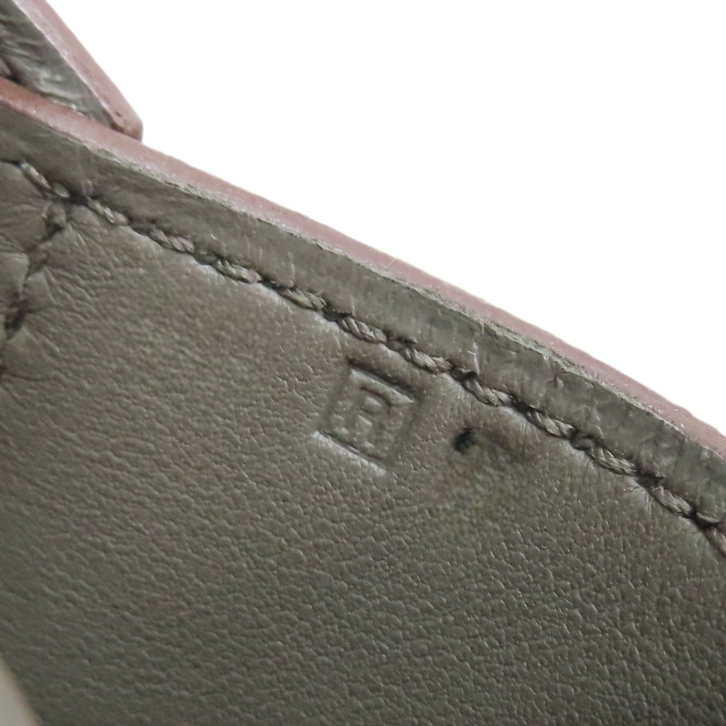 錫器灰 Evercolor牛皮 Pliplat 手拿包 □R刻【HERMES 愛馬仕】-7