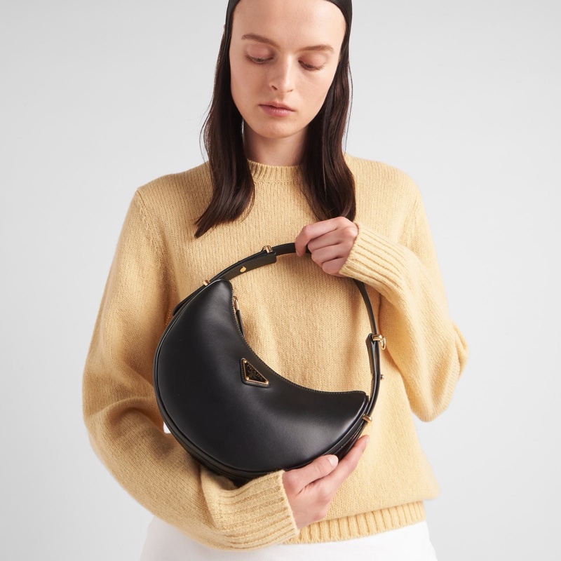 Prada 女士 Arqué 徽標單肩包均碼碼22.5cm*6cm*18.5cm-2