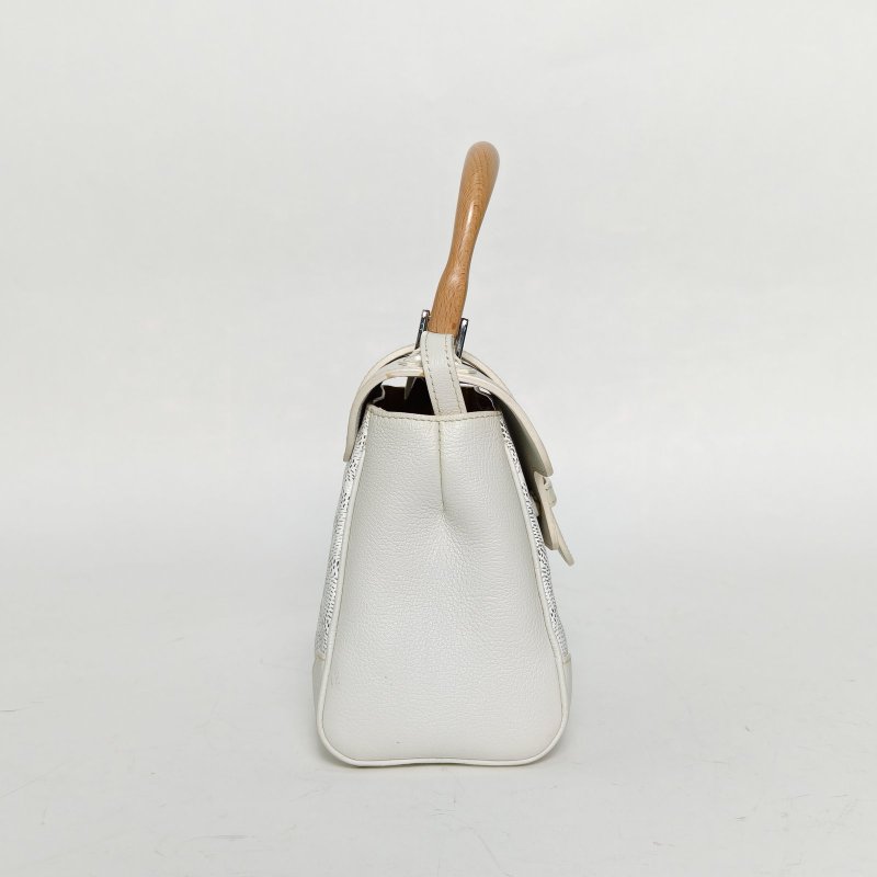 GOYARD SAIGON西貢Mini20白色牛皮/PVC肩背包-1