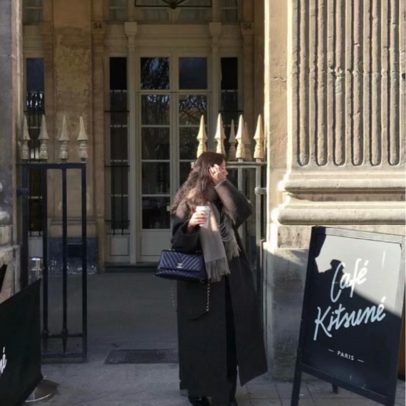 Chanel 香奈兒 cocohandle 經典黑金中號油蠟牛皮,黑色蜥蜴皮手柄,-7