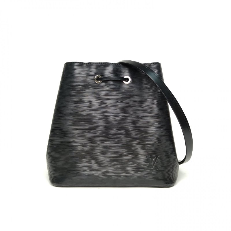 LOUIS VUITTON NÉONOÉ水桶包中號黑色EPI水波紋牛皮銀扣2018肩背包-2