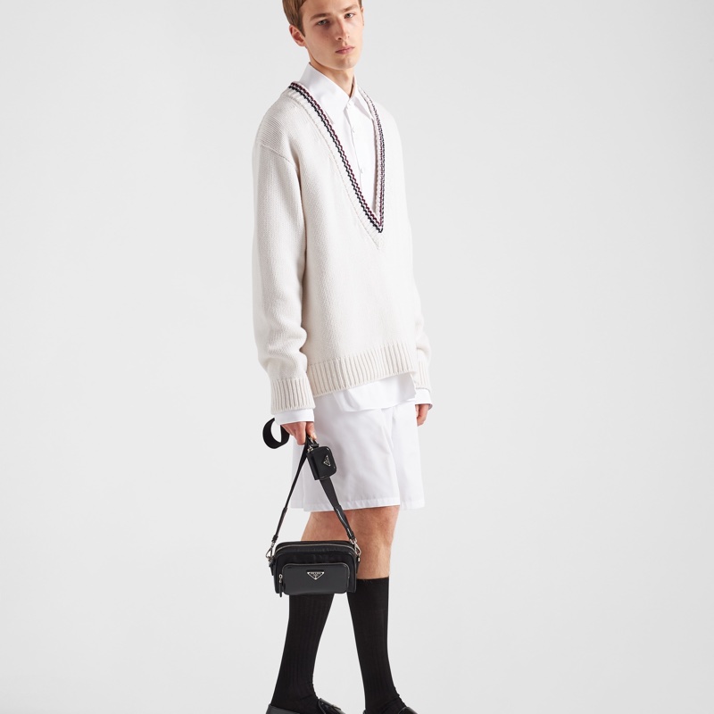 Prada 男士 logo標識單肩包均碼碼18cm*5cm*11.5cm-2