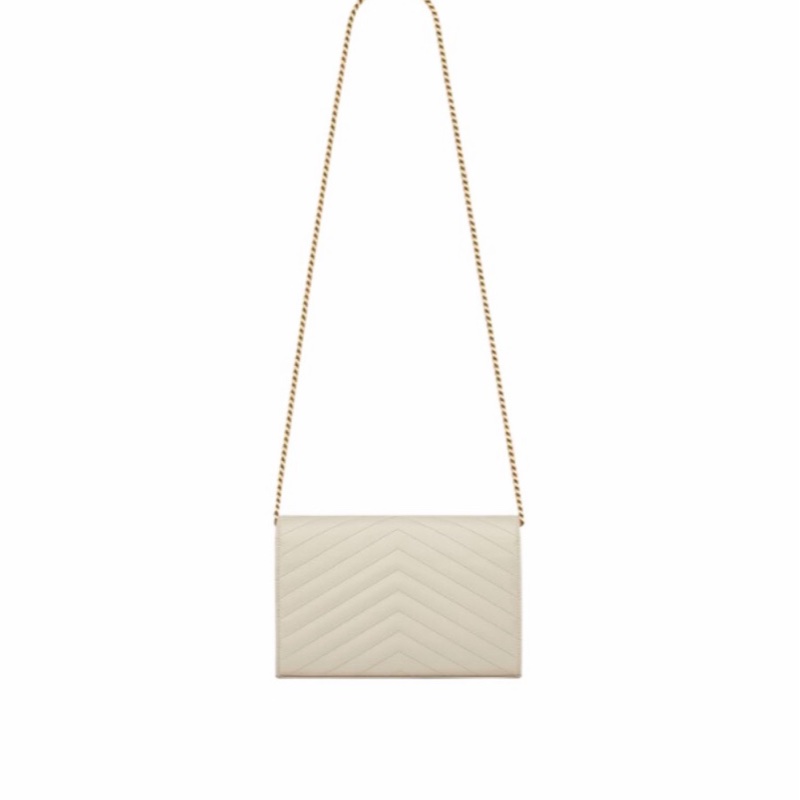 Saint Laurent 女士 CASSANDRE徽標單肩包均碼碼常規、22.5cm*4cm*14cm-3