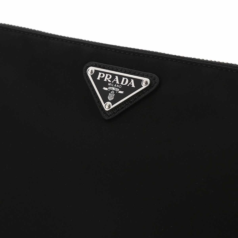 Prada 男士 徽標拉鍊手拿包均碼碼27.5cm*1cm*17cm-1