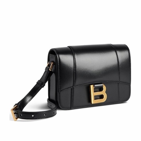 Balenciaga 女士 Hourglass 小號翻蓋包均碼碼小號、18.7cm*7cm*14cm