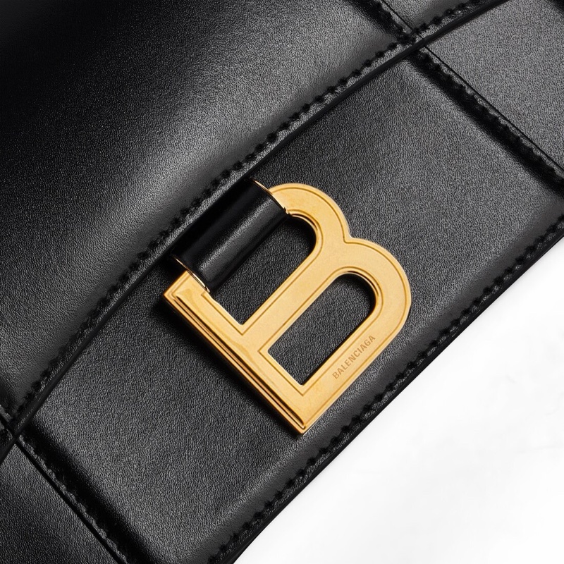 Balenciaga 女士 Hourglass 小號翻蓋包均碼碼小號、18.7cm*7cm*14cm-2