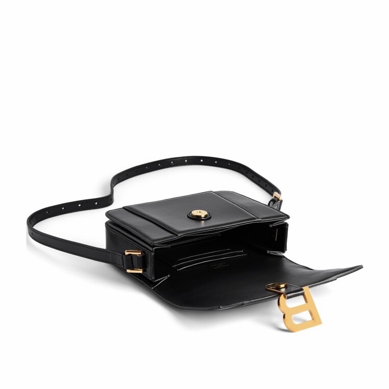 Balenciaga 女士 Hourglass 小號翻蓋包均碼碼小號、18.7cm*7cm*14cm-5
