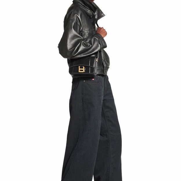 Balenciaga 女士 Hourglass 小號翻蓋包均碼碼小號、18.7cm*7cm*14cm-6