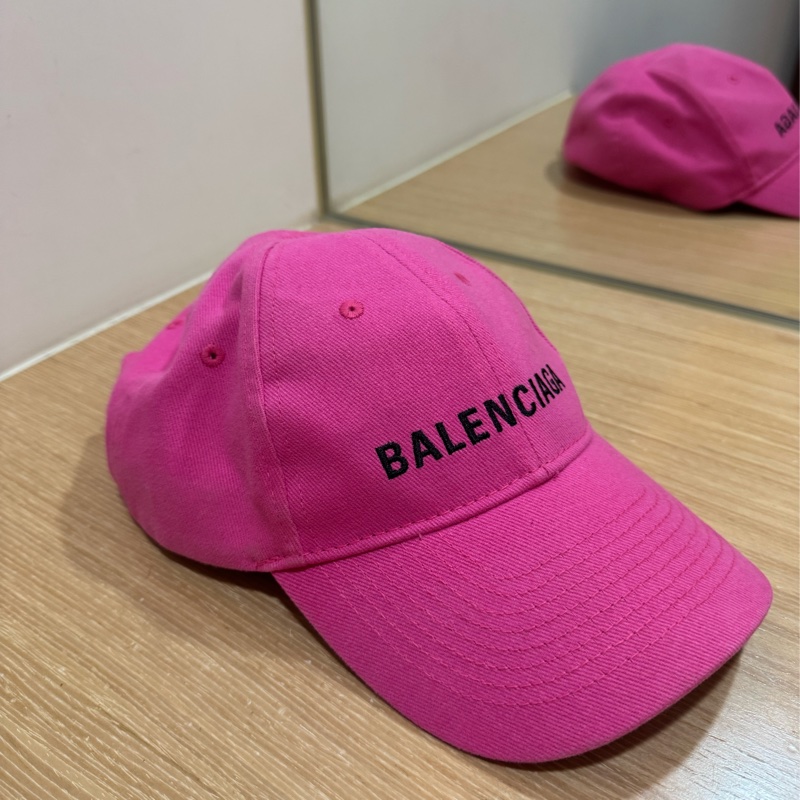Balenciaga 巴黎世家粉色帽子-1