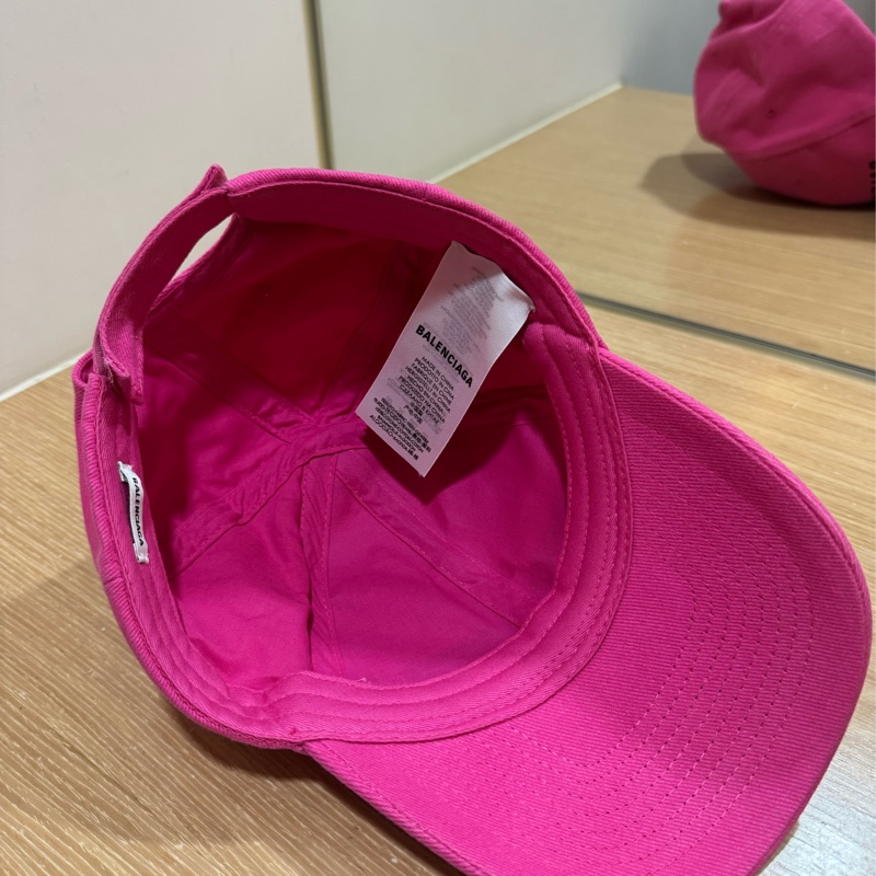 Balenciaga 巴黎世家粉色帽子-3