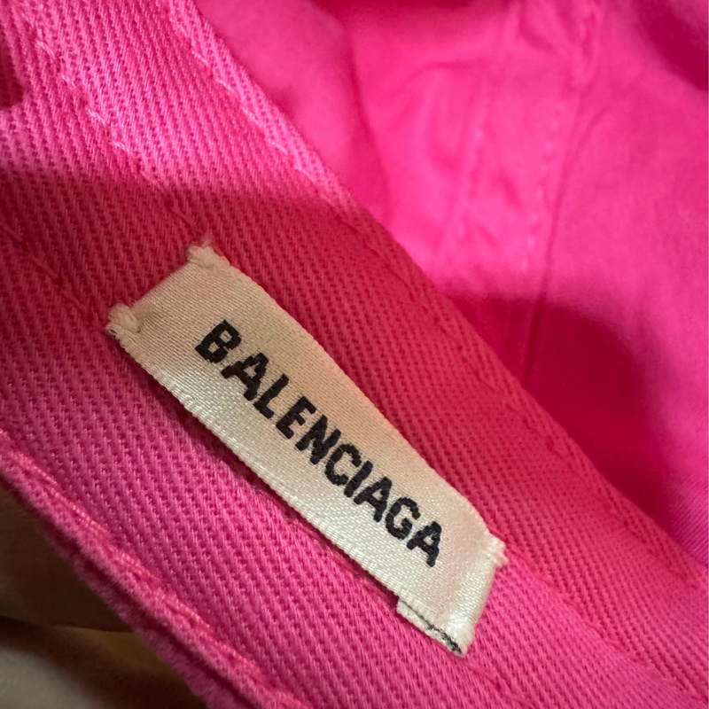 Balenciaga 巴黎世家粉色帽子-5