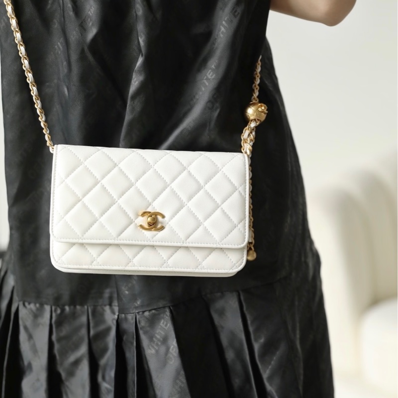 【97新 ✨ 全網最低價！】 Chanel Woc白金 金球 羊皮 保値特別款 芯片款式 狀態非常好（大全套可送禮❗️）-2