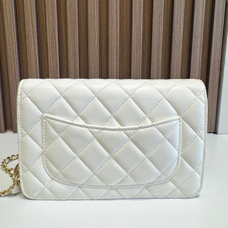 【97新 ✨ 全網最低價！】 Chanel Woc白金 金球 羊皮 保値特別款 芯片款式 狀態非常好（大全套可送禮❗️）-7