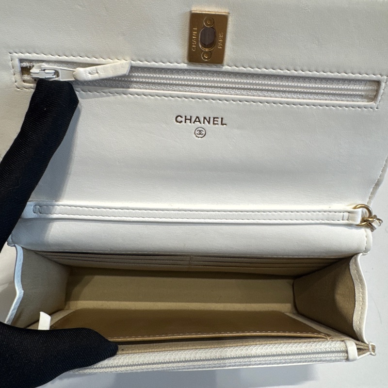【97新 ✨ 全網最低價！】 Chanel Woc白金 金球 羊皮 保値特別款 芯片款式 狀態非常好（大全套可送禮❗️）-10