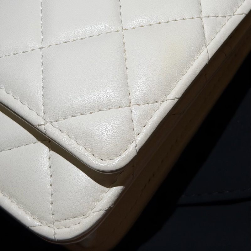 【97新 ✨ 全網最低價！】 Chanel Woc白金 金球 羊皮 保値特別款 芯片款式 狀態非常好（大全套可送禮❗️）-18