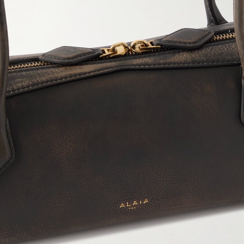 Alaia 女士 Le Teckel 中號紋理皮革單肩包均碼碼33cm*10cm*10cm-2