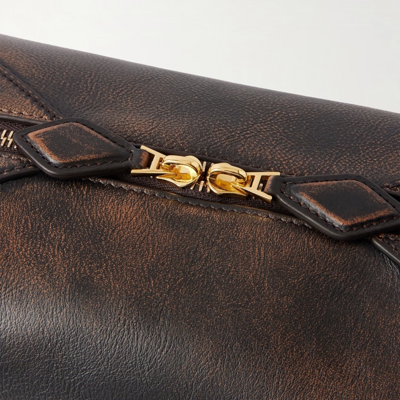 Alaia 女士 Le Bulldog 皮革單肩包 32cm*15cm*17cm-4