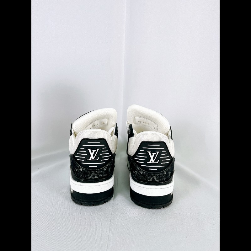 莉亞精品♡LV Trainer黑牛仔 尺碼1.5 近新閒置-2