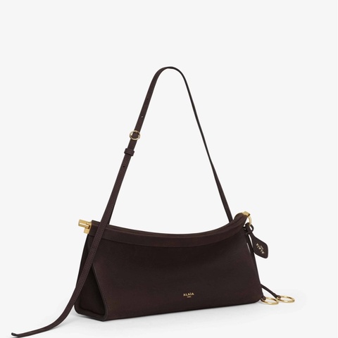 Alaia 女士 LE CLICK EAST WEST 中號磨砂皮包均碼碼30cm*9cm*14cm