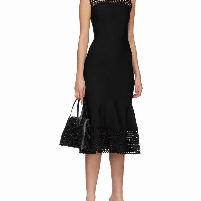 Alaia 女士 MINA 25 單肩包均碼碼25cm*12cm*20cm-4