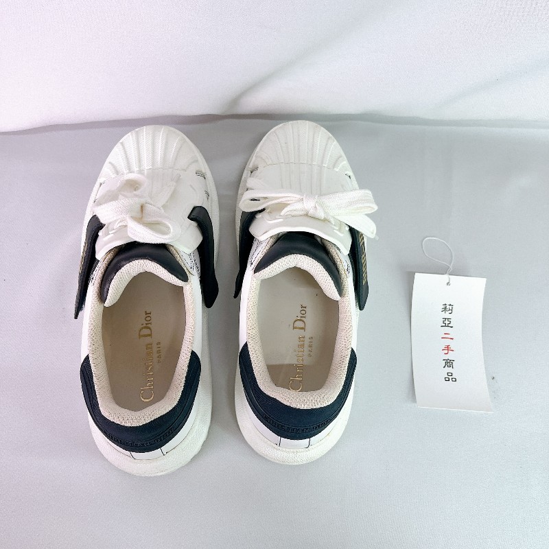 莉亞精品♡Dior 貝殼鞋 尺碼35 二手美品-3