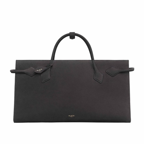 Alaia 女士 LE TECKEL 磨砂皮托特包 42cm*17cm*23cm