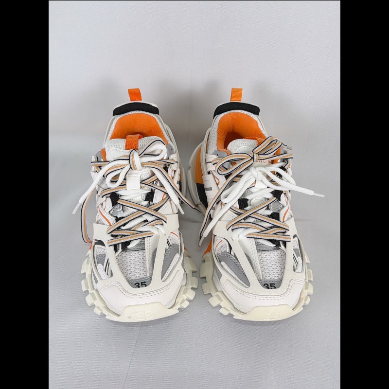 莉亞精品♡Balenciaga 白橘track 尺碼35 近新閒置-1