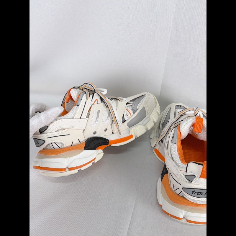 莉亞精品♡Balenciaga 白橘track 尺碼35 近新閒置-6