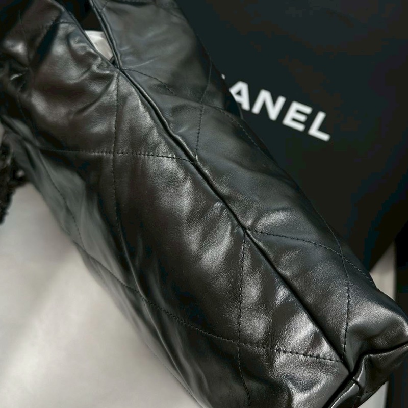 CHANEL香奈兒22bag SoBlack小號 芯片款 24年閒置-10