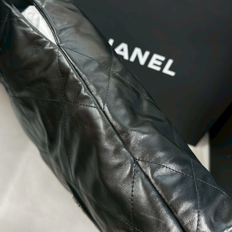 CHANEL香奈兒22bag SoBlack小號 芯片款 24年閒置-11