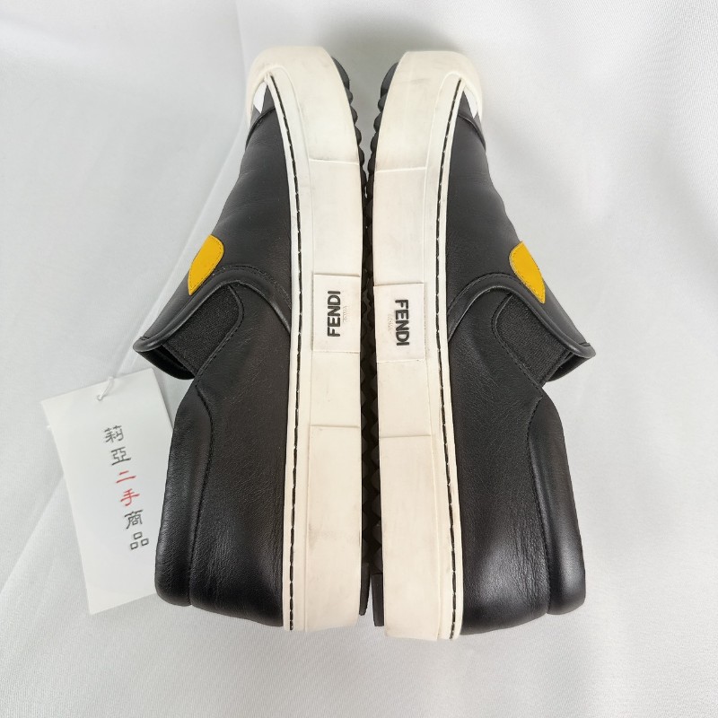 莉亞精品♡Fendi 小怪獸懶人鞋 尺碼37 二手美品-5