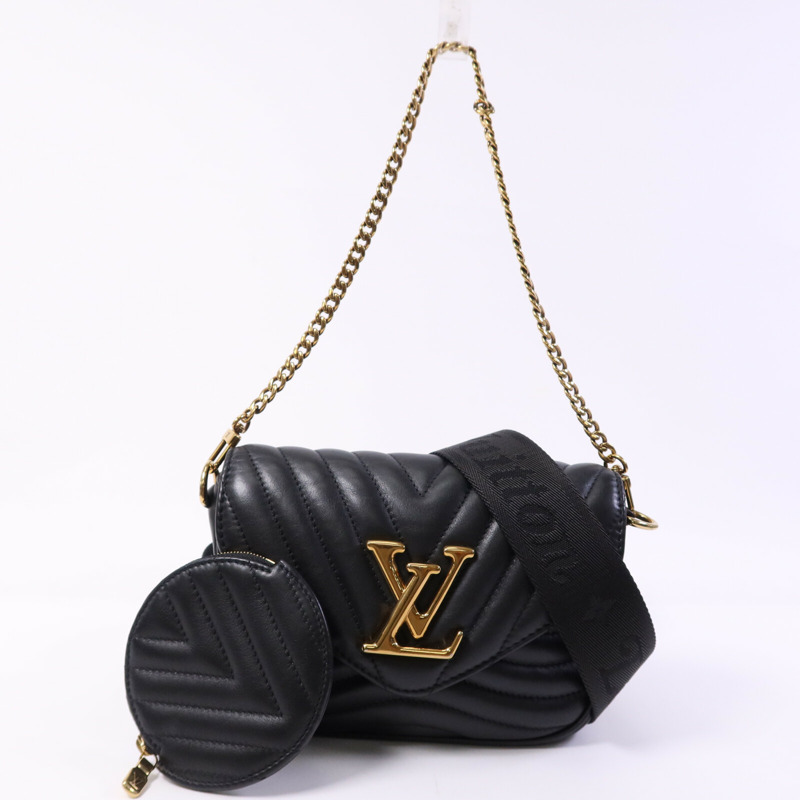 LOUIS VUITTON 牛皮皮革New Wave金扣手挽肩背兩用袋-9