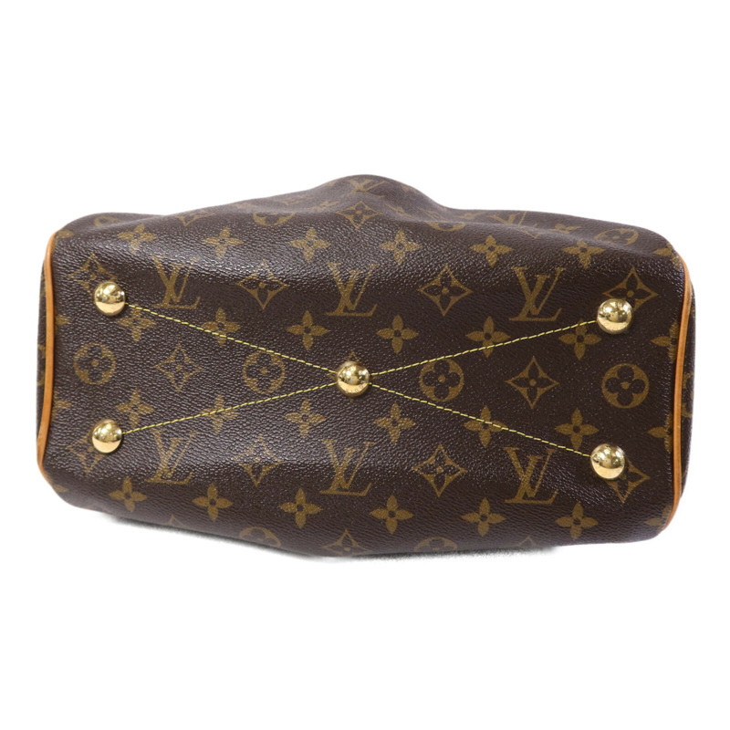 LOUIS VUITTON Monogram Tivoli PM金扣手挽袋-3