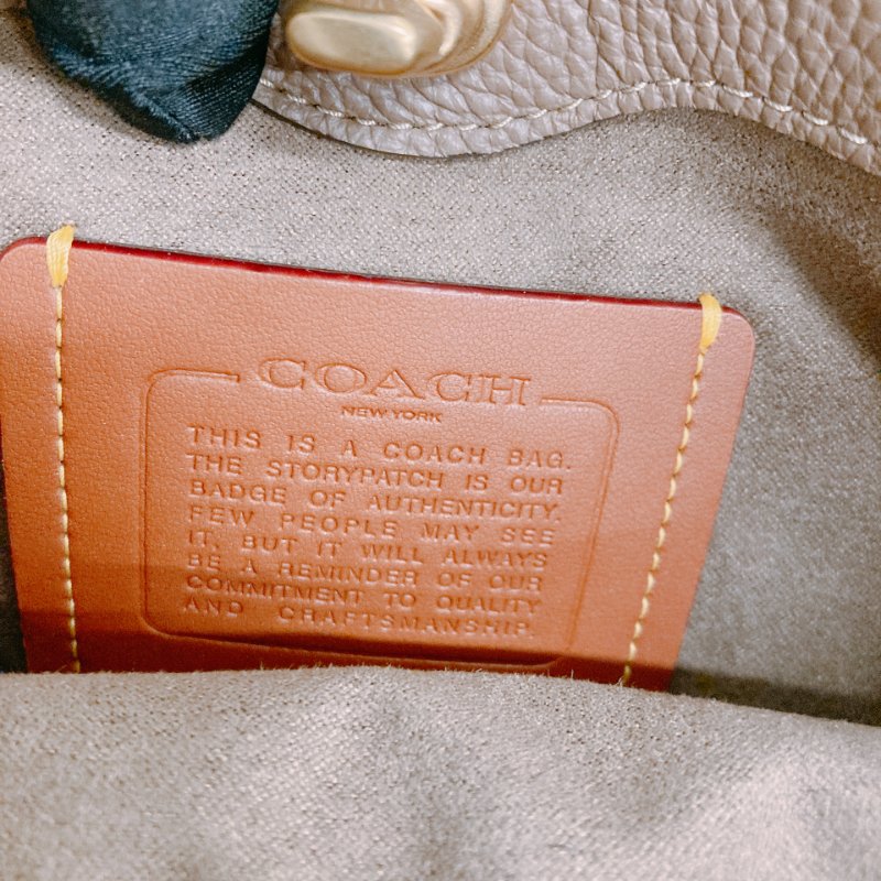 MS0650 Coach 蔻馳兩用水桶包包 Willow Calfskin Brown-11