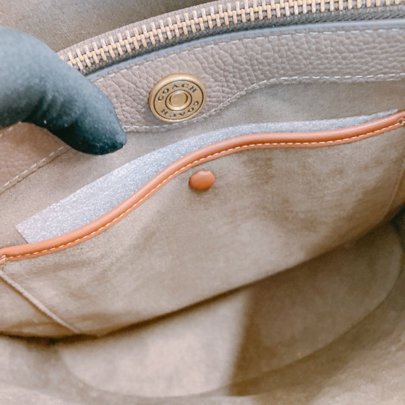 MS0650 Coach 蔻馳兩用水桶包包 Willow Calfskin Brown-12