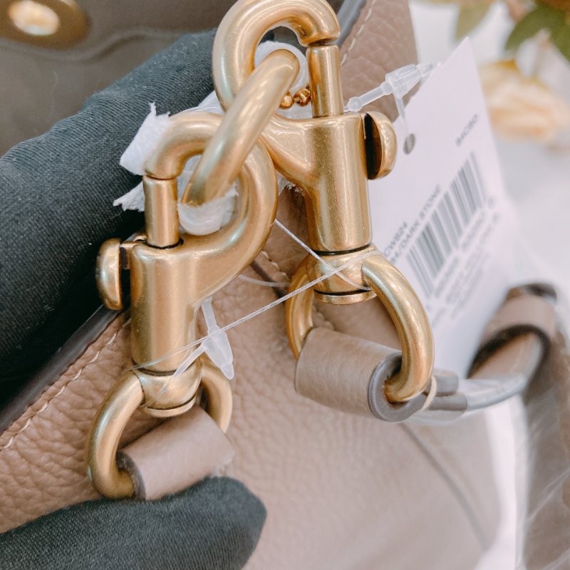 MS0650 Coach 蔻馳兩用水桶包包 Willow Calfskin Brown-14