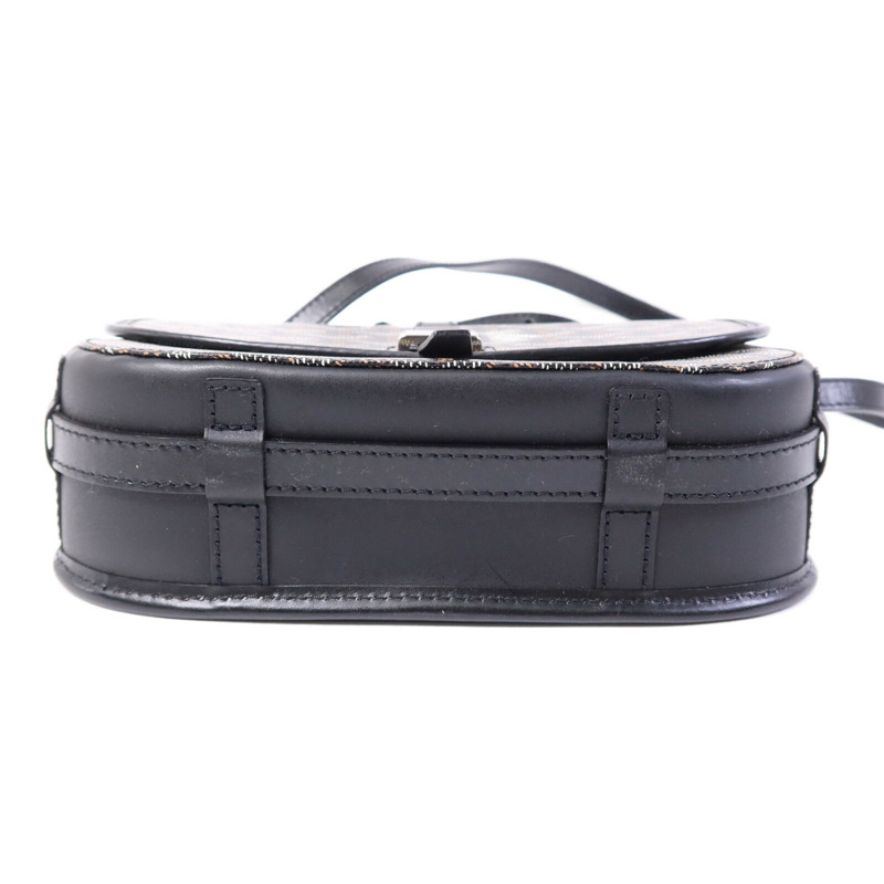 GOYARD 塗層帆布Belvedere PM銀扣肩背袋-3